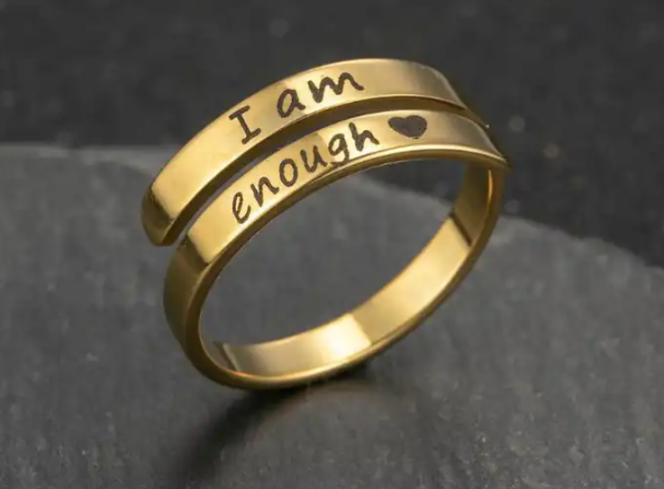 I Am Enough Ring