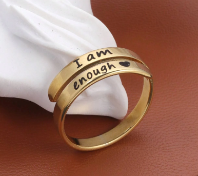 I Am Enough Ring